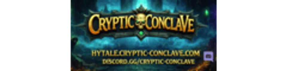 Cryptic Conclave - Hytale banner